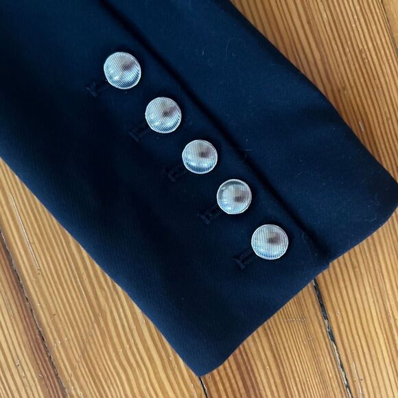L’Agence Kenzie Blazer in Midnight Blue Navy Size O (MISSING BUTTON!) - Picture 5 of 7